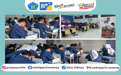 Hari Terakhir STS Ganjil di SMKS TI PGRI 11 Serpong Berjalan Sukses