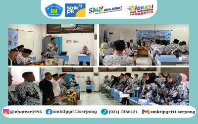 YPLP PGRI Kota Tangerang Selatan Gelar Pembinaan Tata Kelola Persekolahan di SMKS-TI PGRI 11 Serpong