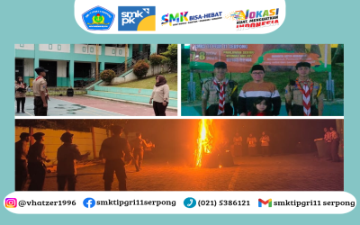 Pelantikan PTA, Bantara, dan Laksana Dewan Ambalan Pahlawan Seribu – Nyi Mas Melati Masa Bakti 2025–2026 SMKS TI PGRI 11 Serpong Berjalan Khidmat