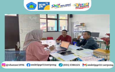 Komunitas Belajar Jurusan TKJ SMKS TI PGRI 11 Serpong Perkuat Kolaborasi dan Pengembangan Kompetensi Guru