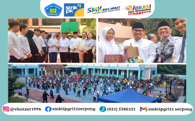 Dari Panggung Bakat ke Simbol Dukungan Pendidikan Gratis: Hari Bersejarah bagi Siswa Baru SMKS TI PGRI 11 Serpong