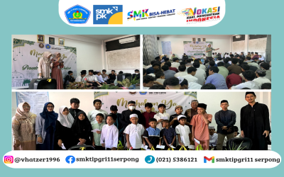 SANLAT Hari Kedua SMKS TI PGRI 11 Serpong: Memaknai Nuzulul Qur’an dan Berbagi Kebahagiaan dengan Anak Yatim