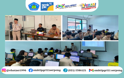 Pelaksanaan ANBK Hari Pertama di SMKS TI PGRI 11 Serpong Berjalan Lancar dan Tertib