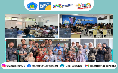Semarak Hari Batik Mengiringi Hari Terakhir STS Ganjil di SMKS TI PGRI 11 Serpong